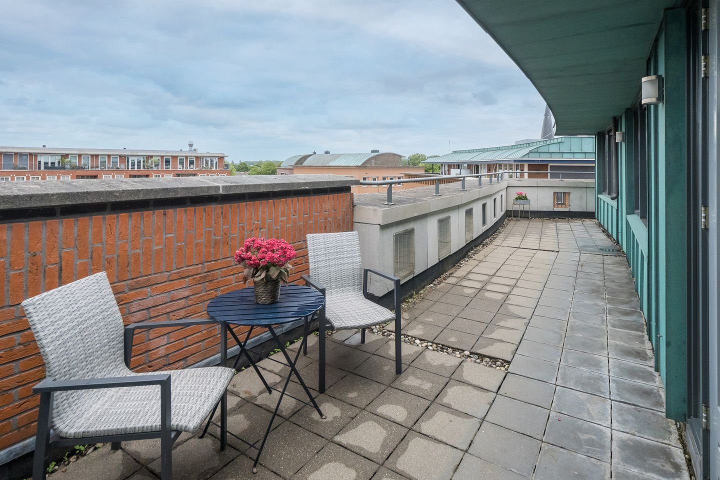 Dakterras in huidige staat